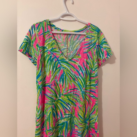 lilly pulitzer jessica short sleeve dress L - Picture 6 of 10